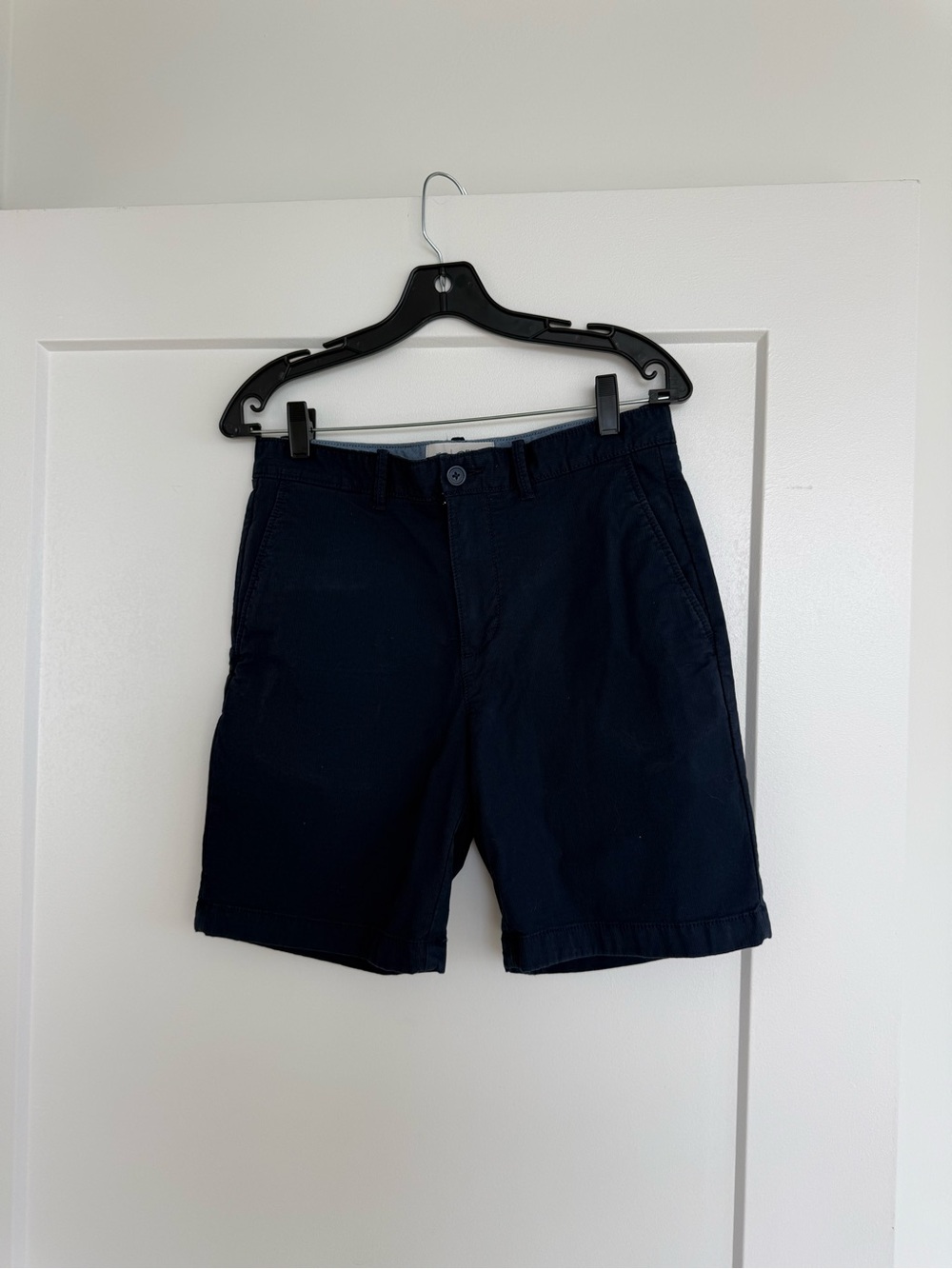 Original Penguin Navy Flat-Front Chino Shorts